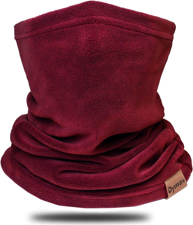 Dymex Winter Neck Warmer Gaiter Fleece Neck Cover Cotton Balaclava Windproof Face Cover Mask for Women Men - Image 1